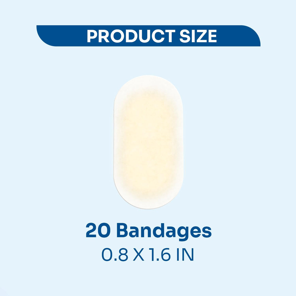 Conkote hydrocolloid bandages showing white bubbles; signals active protection.