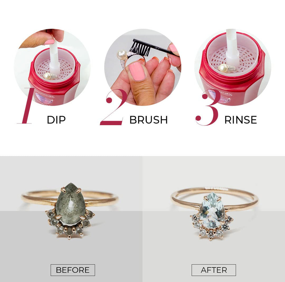 CONNOISSEURS Packaging image of the all-purpose jewelry cleaning kit