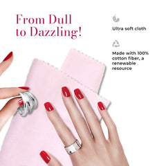Close-up of CONNOISSEURS 14x14 cloth packaging