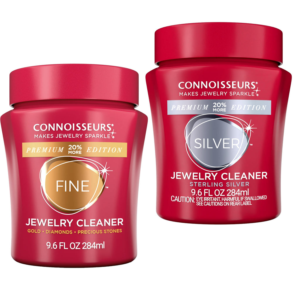 CONNOISSEURS Premium Edition cleaner bottle for radiant jewelry in seconds
