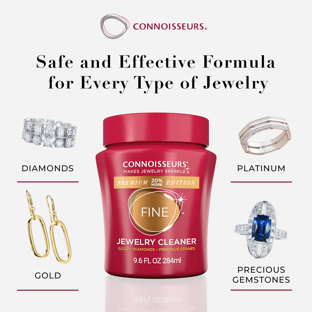 CONNOISSEURS Premium Edition label close-up highlighting ammonia-free formula