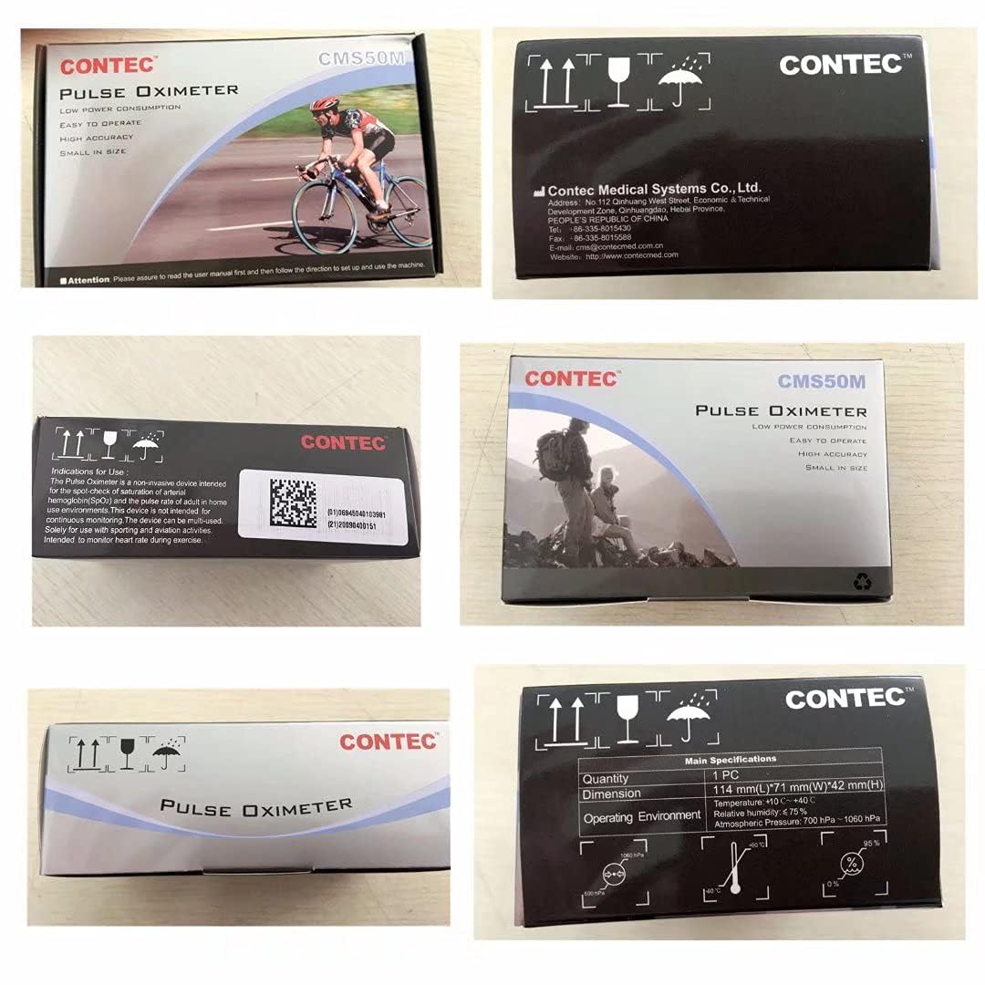 Included case and manual with CMS50M for easy setup and transport