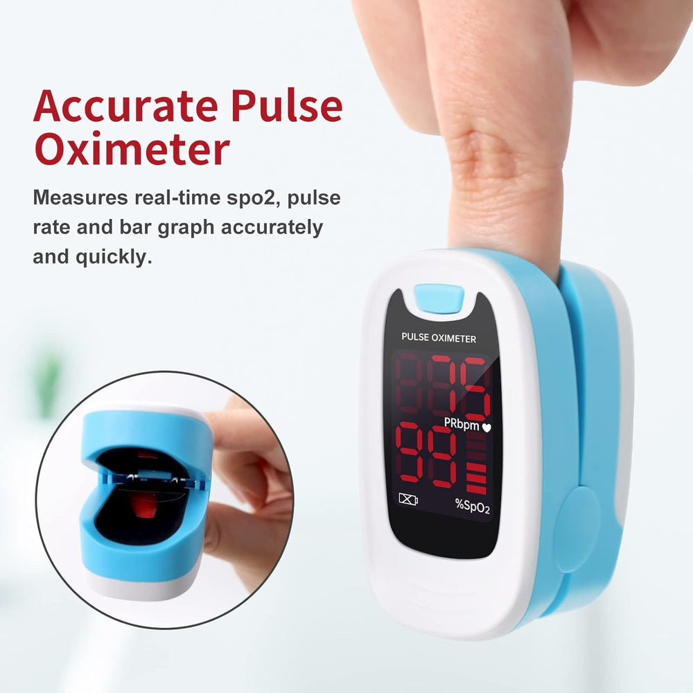 Portable CMS50M oximeter with case designed for travel