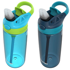 Contigo Aubrey 20oz bottle cool-lime with silicone straw for easy hydration on the go.