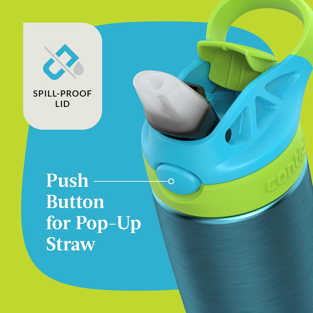 Contigo Aubrey AUTOSPOUT straw ready to flip up for easy sipping