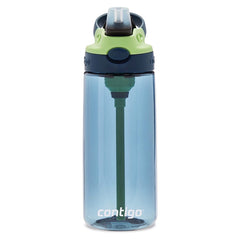 Contigo Kids BLUEBERRY bottle with lid closed highlighting easy-clean design and no-nook cleanability.