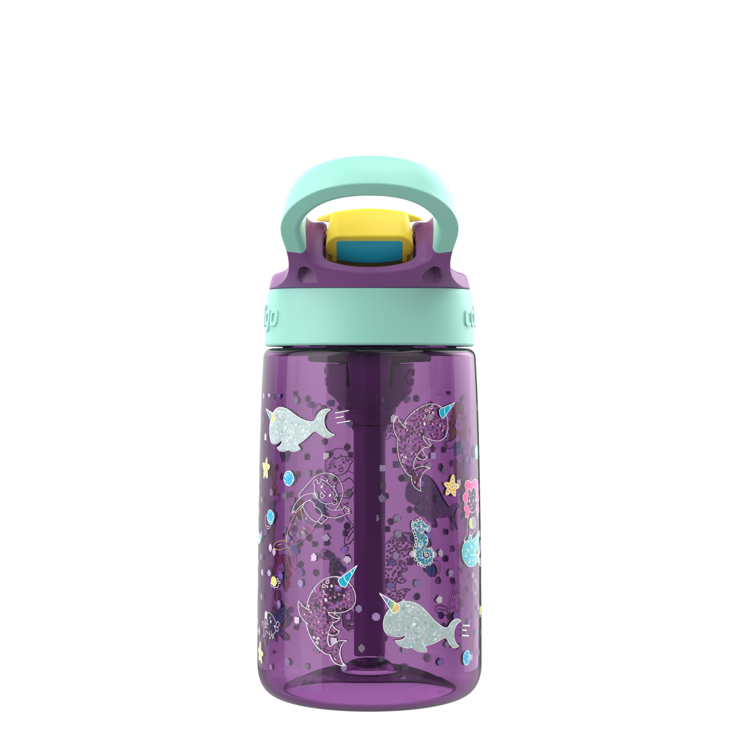 Contigo Kids bottle with spill-proof valve keeps surfaces clean
