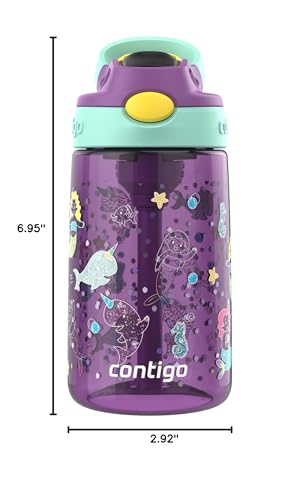 Contigo Kids bottle protective cap shielding straw from dirt