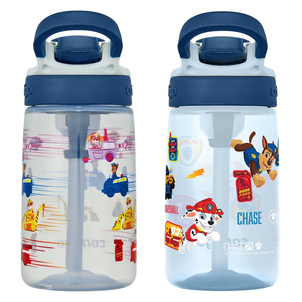 Contigo Aubrey bottle back view shows sleek kid-friendly design