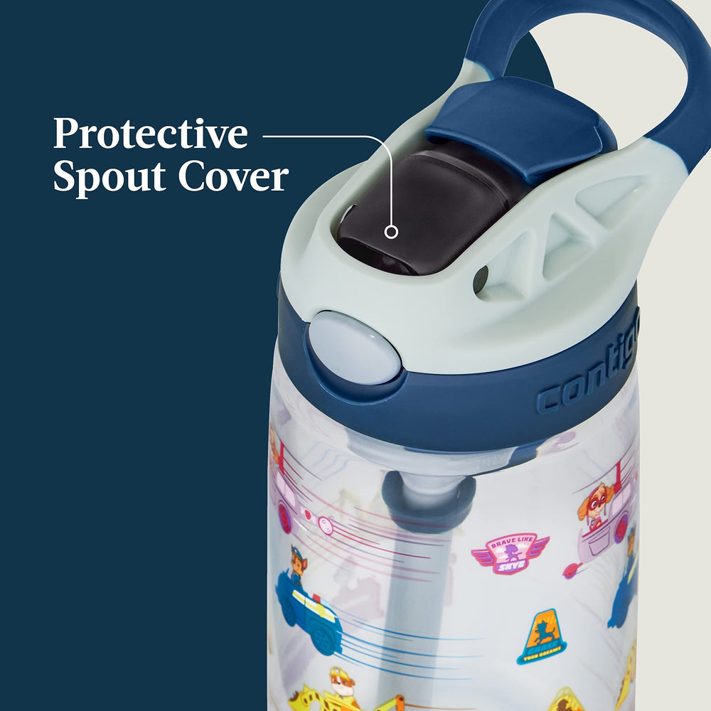Contigo Aubrey bottle lid on rack dishwasher-safe for easy cleaning