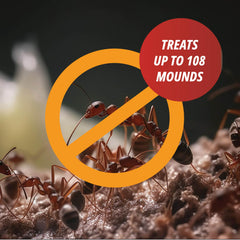 Control Solutions Surrender Fire Ant Killer dispensing-action enables efficient mound coverage.
