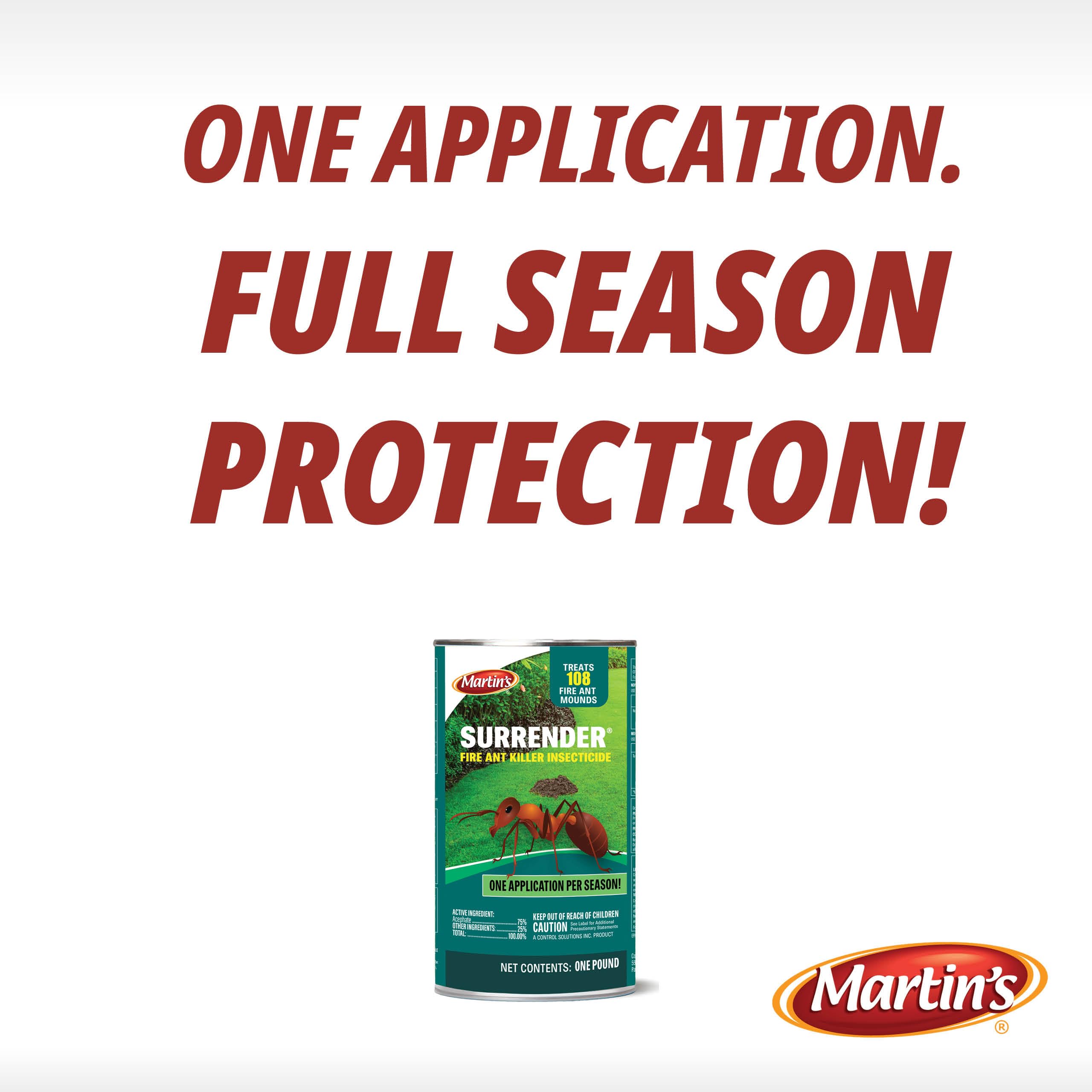 Control Solutions Surrender Fire Ant Killer promotes safe outdoor family time.
