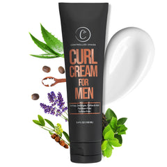 Controlled Chaos Curl Cream bottle for frizz-free, defined curls.