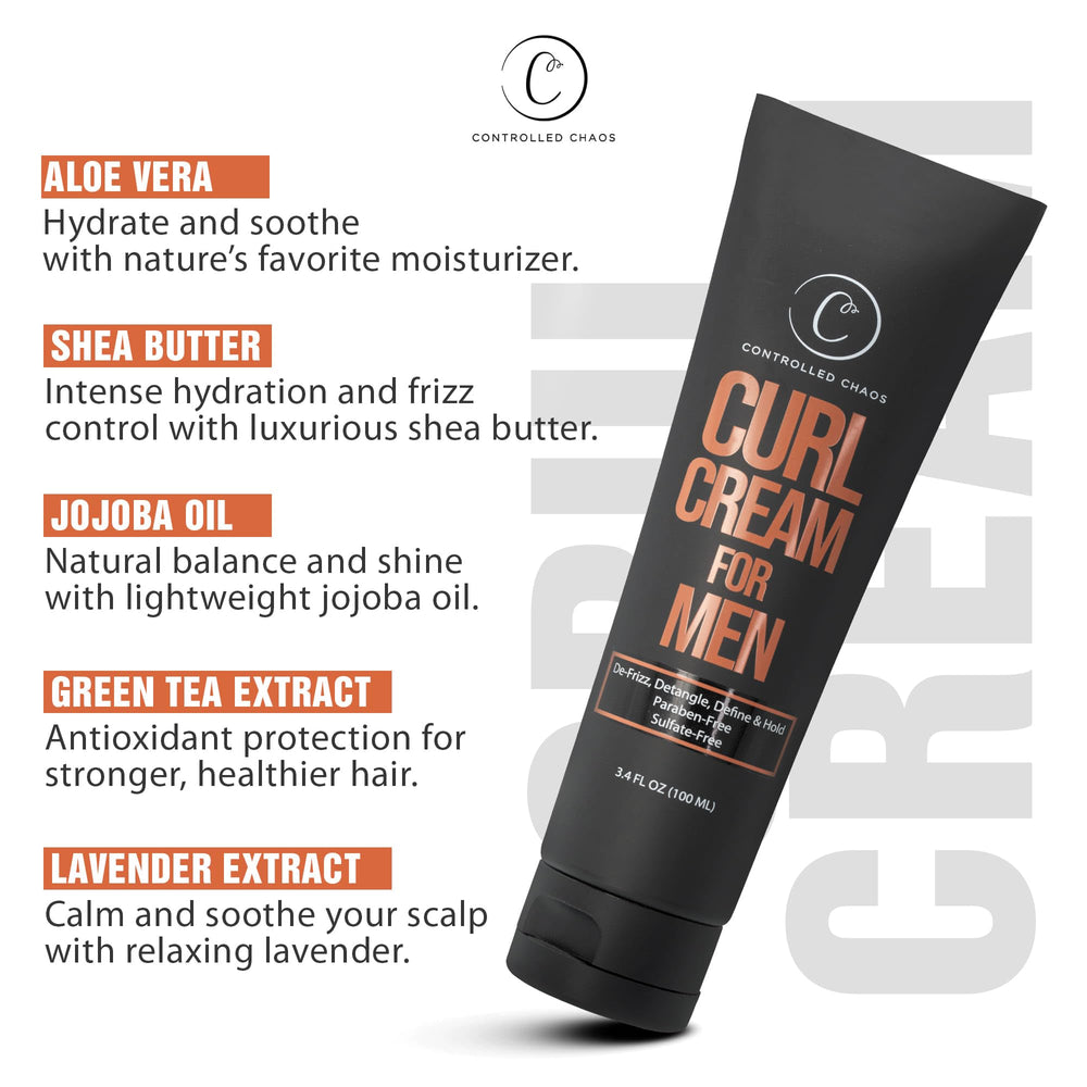 Curl Cream jar with a natural matte finish.