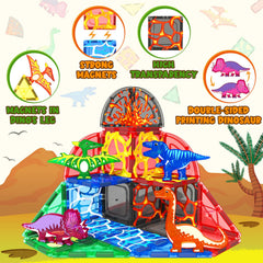 Coodoo dinosaur world pieces connect securely for stable builds during imaginative adventures.