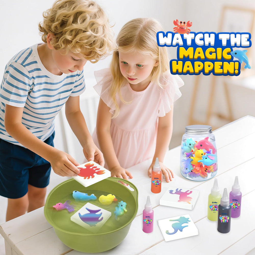 Coodoo display bottle to showcase finished water elves as keepsakes