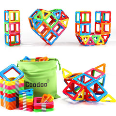 Safety-focused Coodoo upgraded magnetic blocks for safe, durable play.