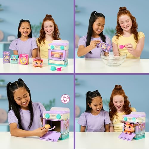 Cookeez Makery Lil' Bakez Oven dough mold and rolling pin enable easy pretend baking.