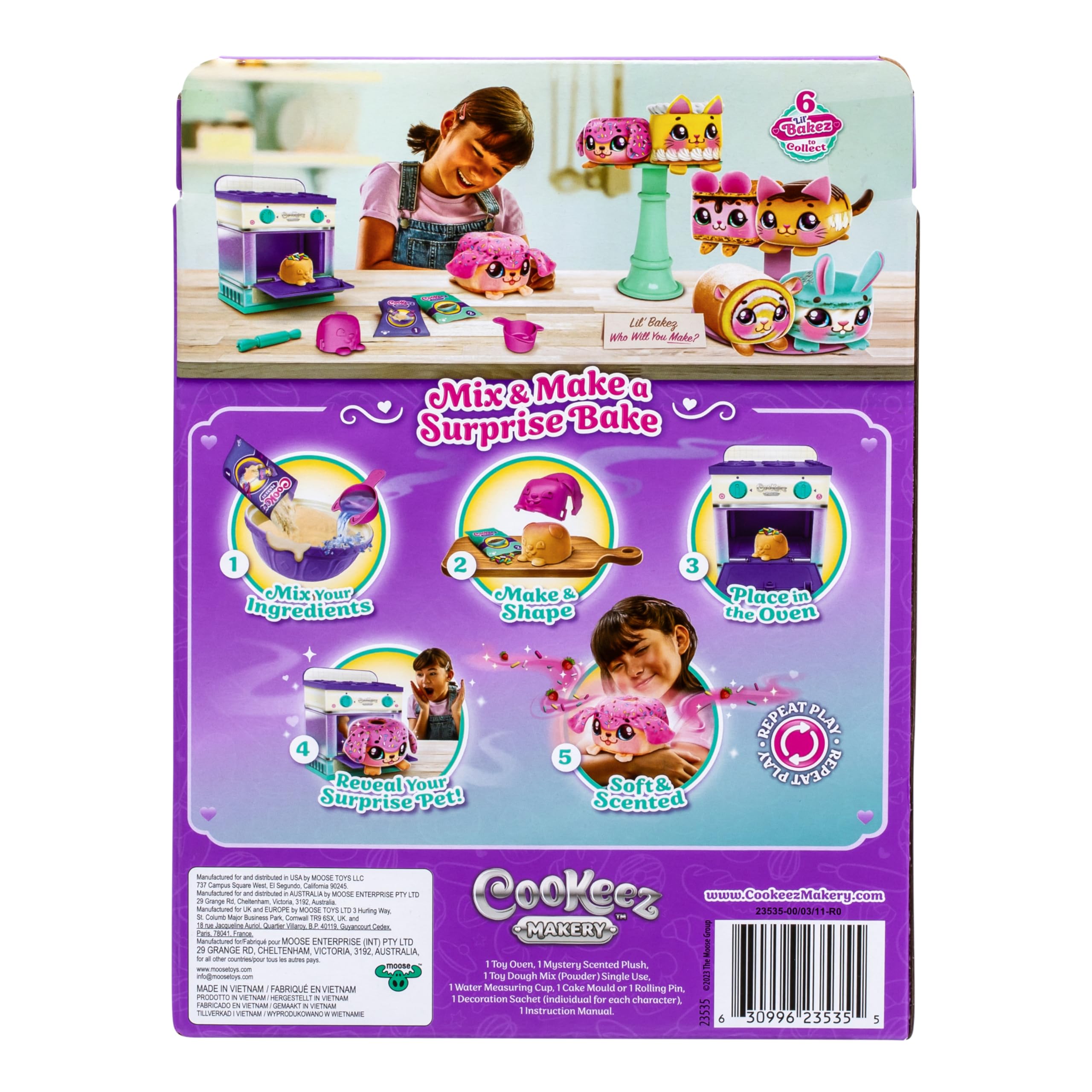 Cookeez Makery Lil' Bakez Oven kid-friendly setup makes baking approachable and fun.