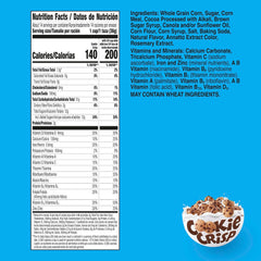 Close-up of Cookie Crisp chocolate chip cookie pieces delivering familiar flavor.