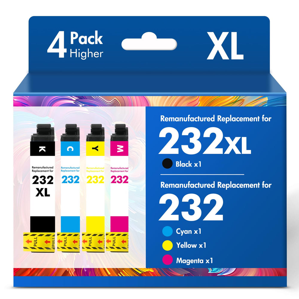 Cool Toner 232XL black ink cartridge for Epson XP-4200 with sharp blacks and reliability