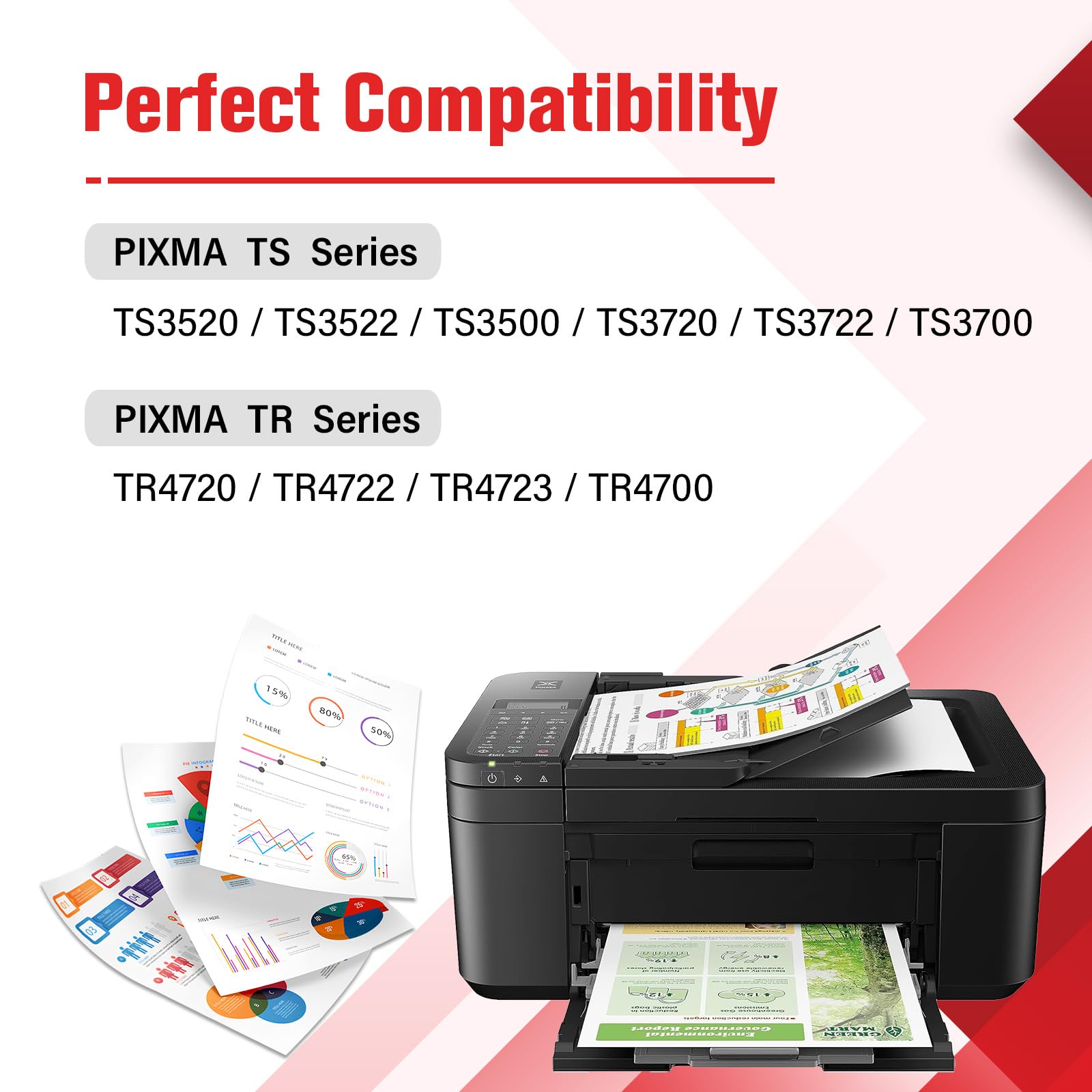 Cool Toner Canon 276XL color ink cartridge for vibrant prints.