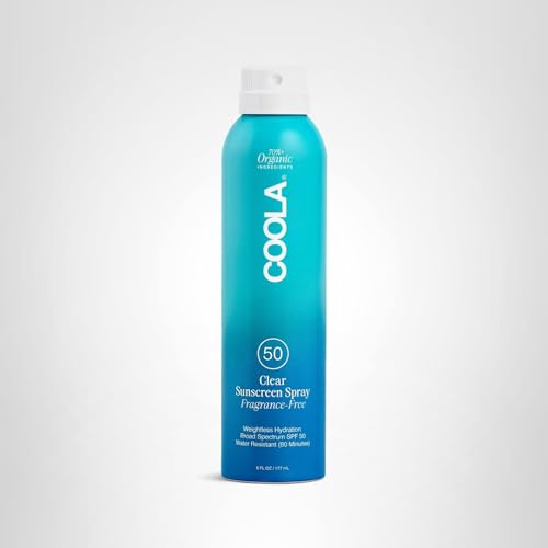 COOLA 6 oz bottle ready for travel and everyday use.