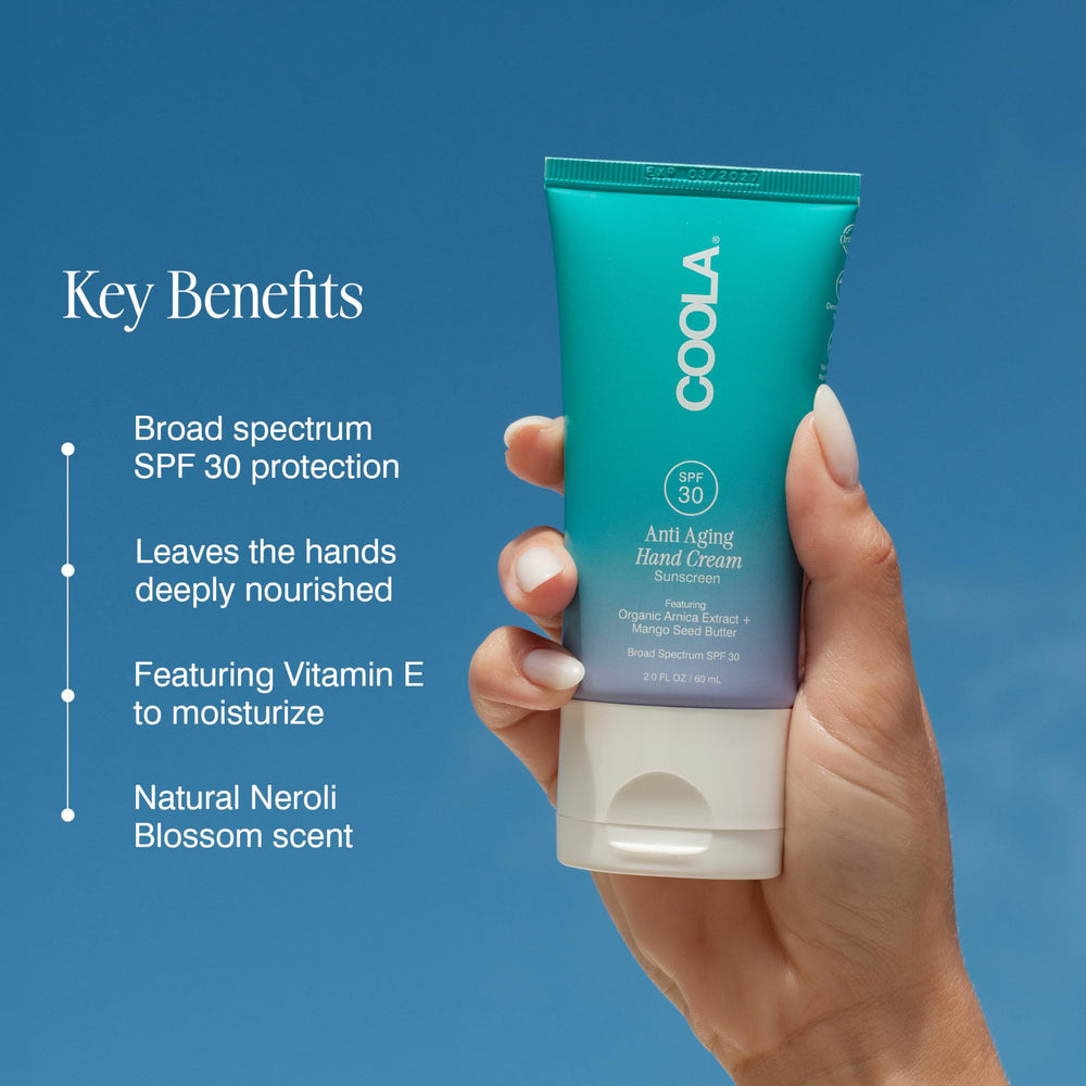 COOLA SPF 30 bottle with logo ready for sun protection