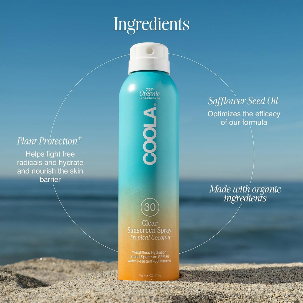 COOLA antioxidant-rich protection helps hydrate and support the skin barrier