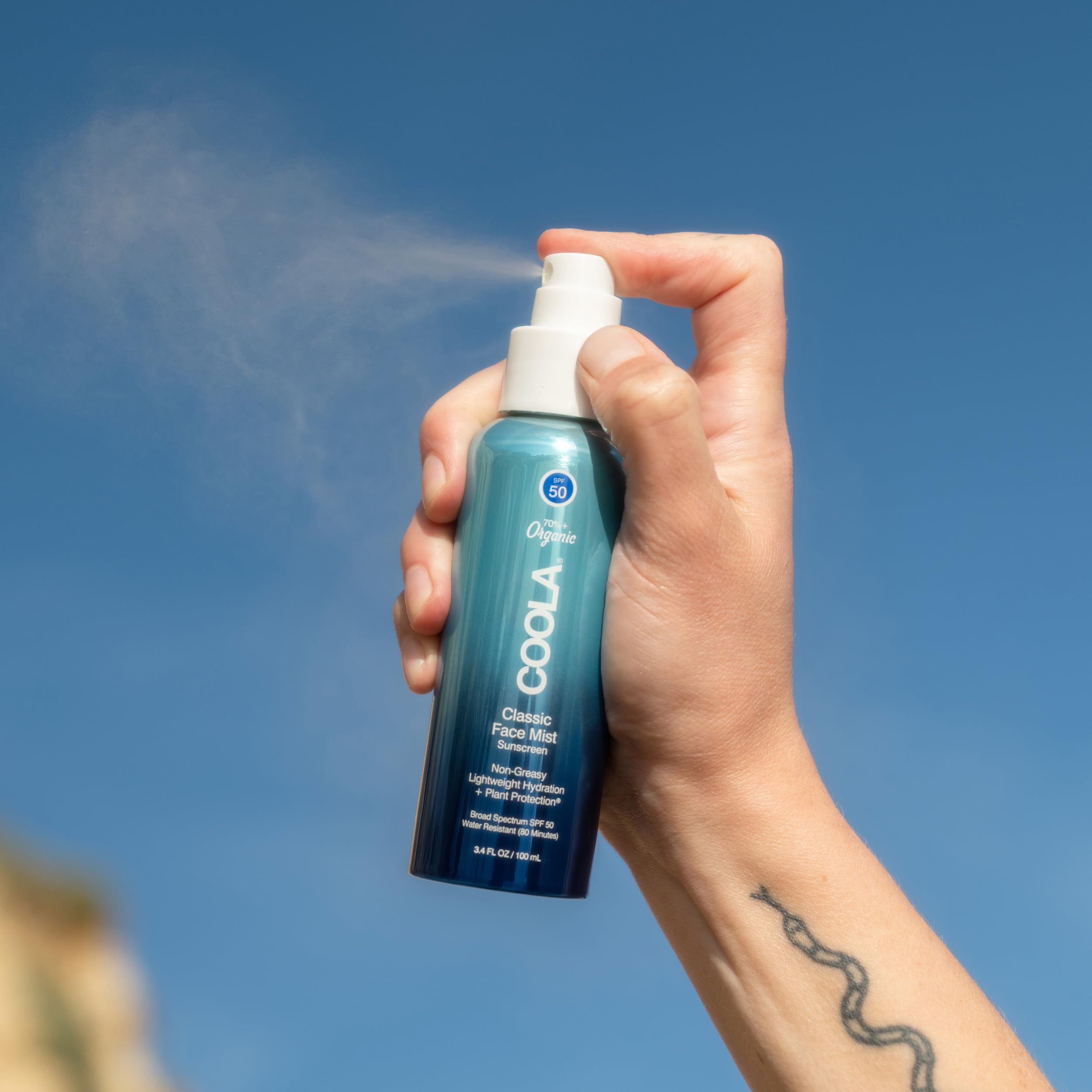 COOLA daily outdoor use ideal for quick sun defense anywhere.