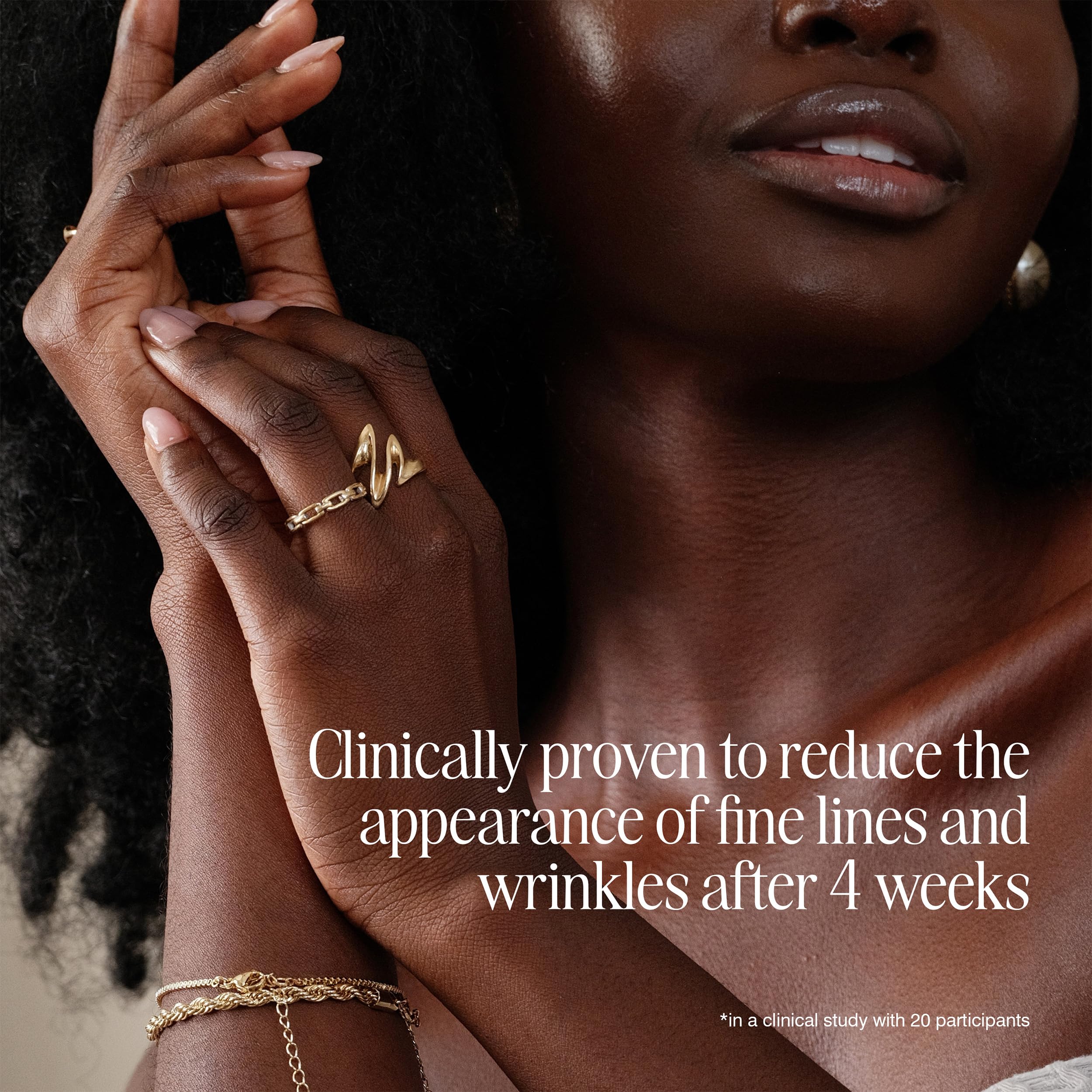 COOLA hand cream texture close-up shows creamy silky application