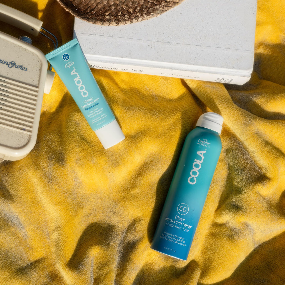COOLA lightweight texture close-up highlights quick absorption
