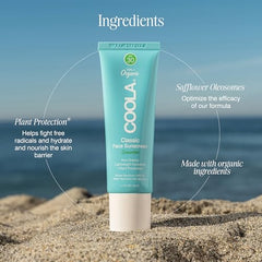 COOLA cucumber scent enhances daily skincare routine.