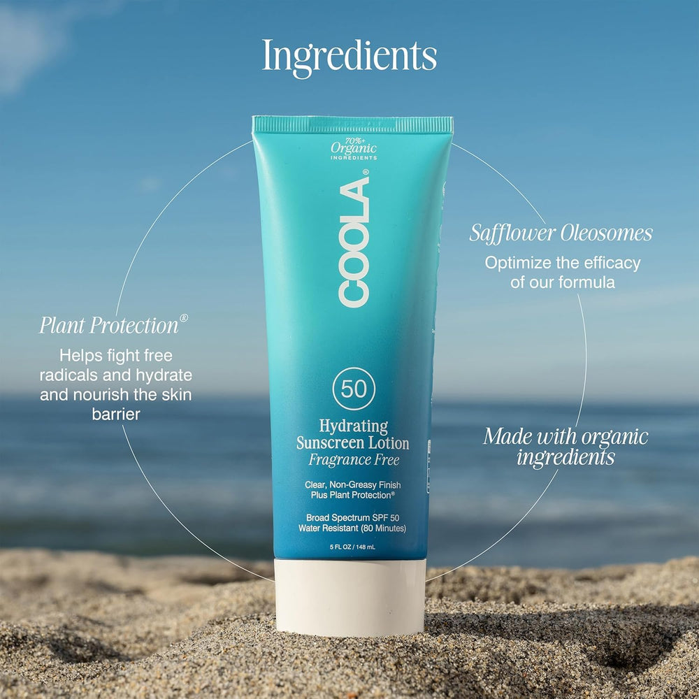 COOLA plant-derived oleosome technology graphic illustrating enhanced performance