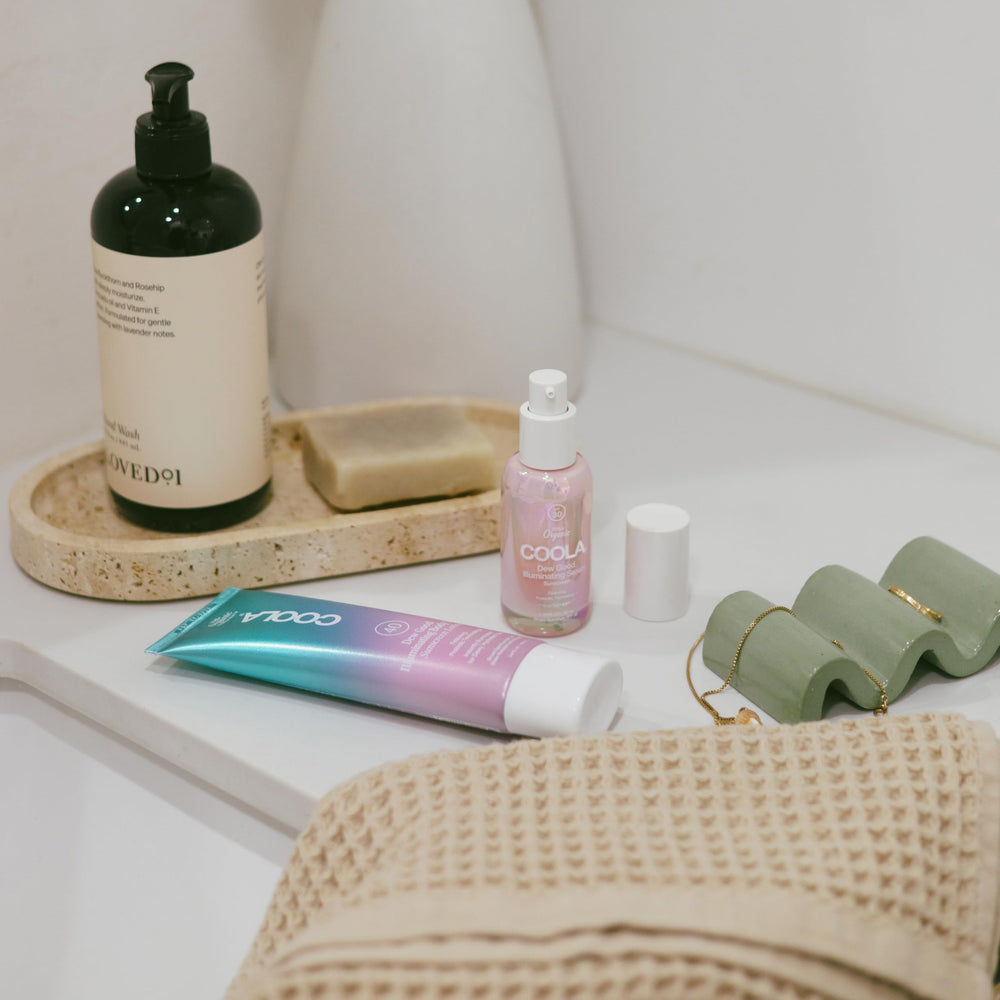 COOLA SPF 30 label communicates daily sun protection for skin safety.