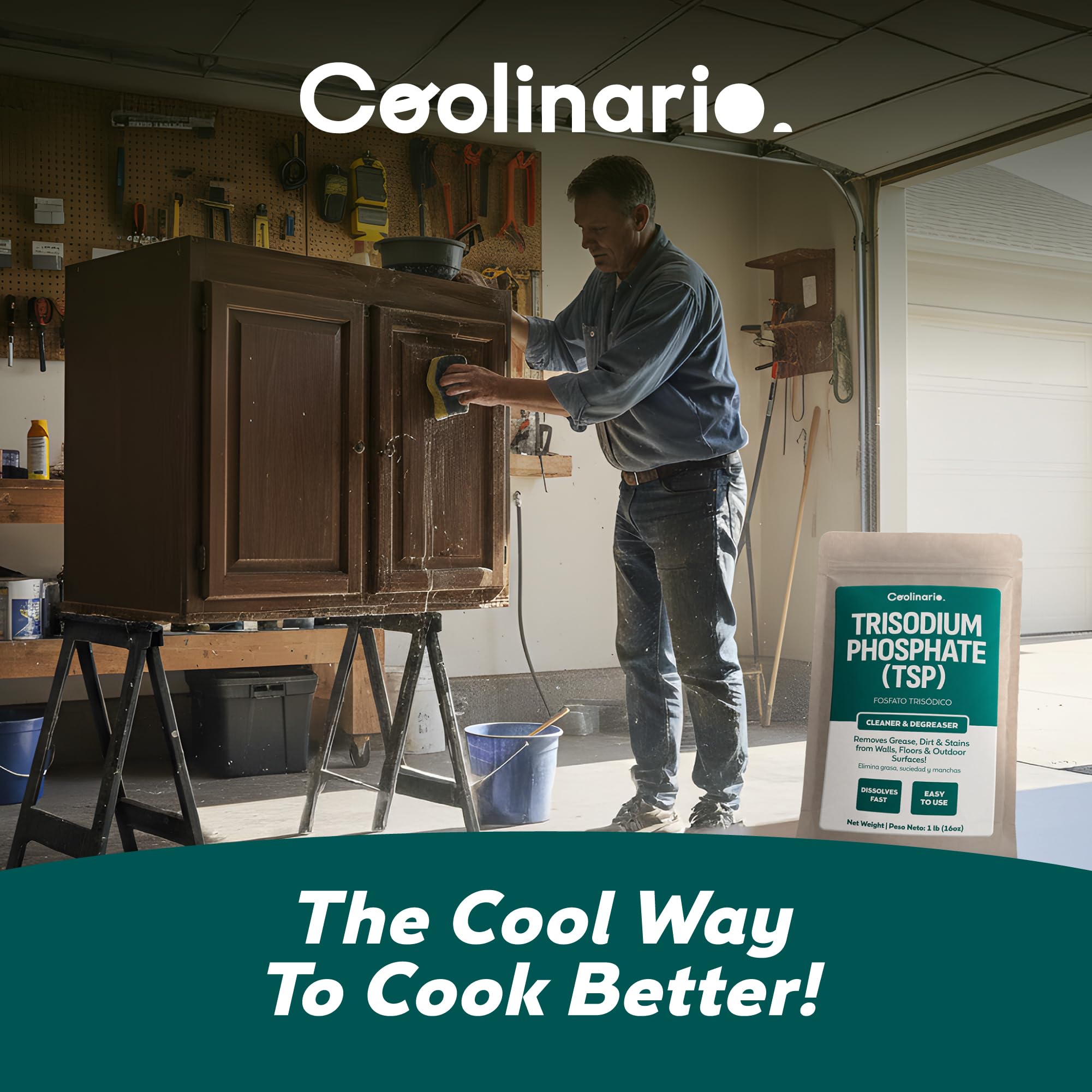 Coolinario TSP for shop floors, removing grime for safer workspaces.