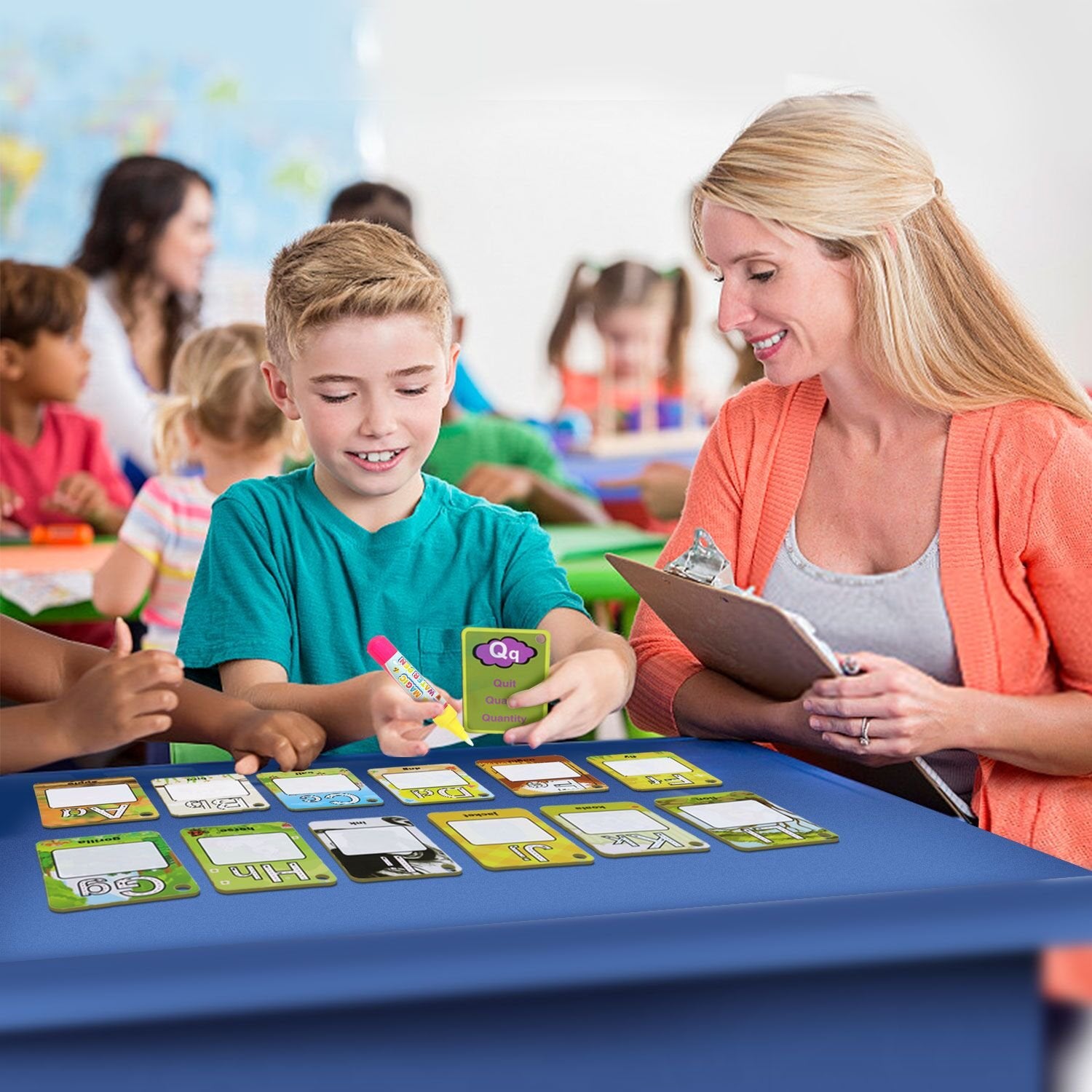 Coolplay educational illustrations on each card support literacy and creative thinking.