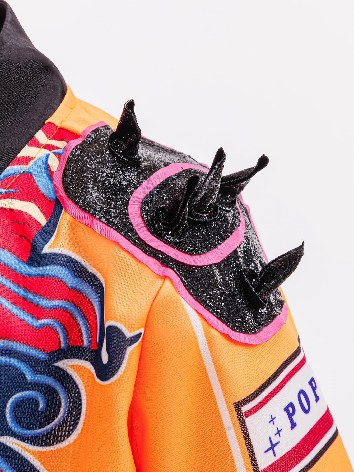 Coolproud Rumi jacket shoulder cloud patch detail for flair