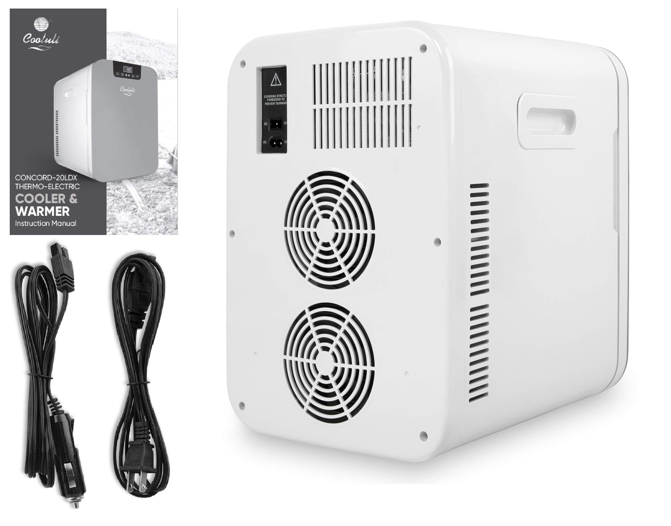 Cooluli Concord 20LDX portable in-car setup for travel