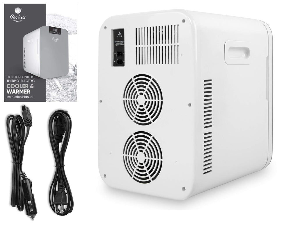 Cooluli Concord 20LDX portable in-car setup for travel