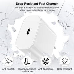 COONCXEN iPhone 17 Pro Max charging setup with 20W PD support