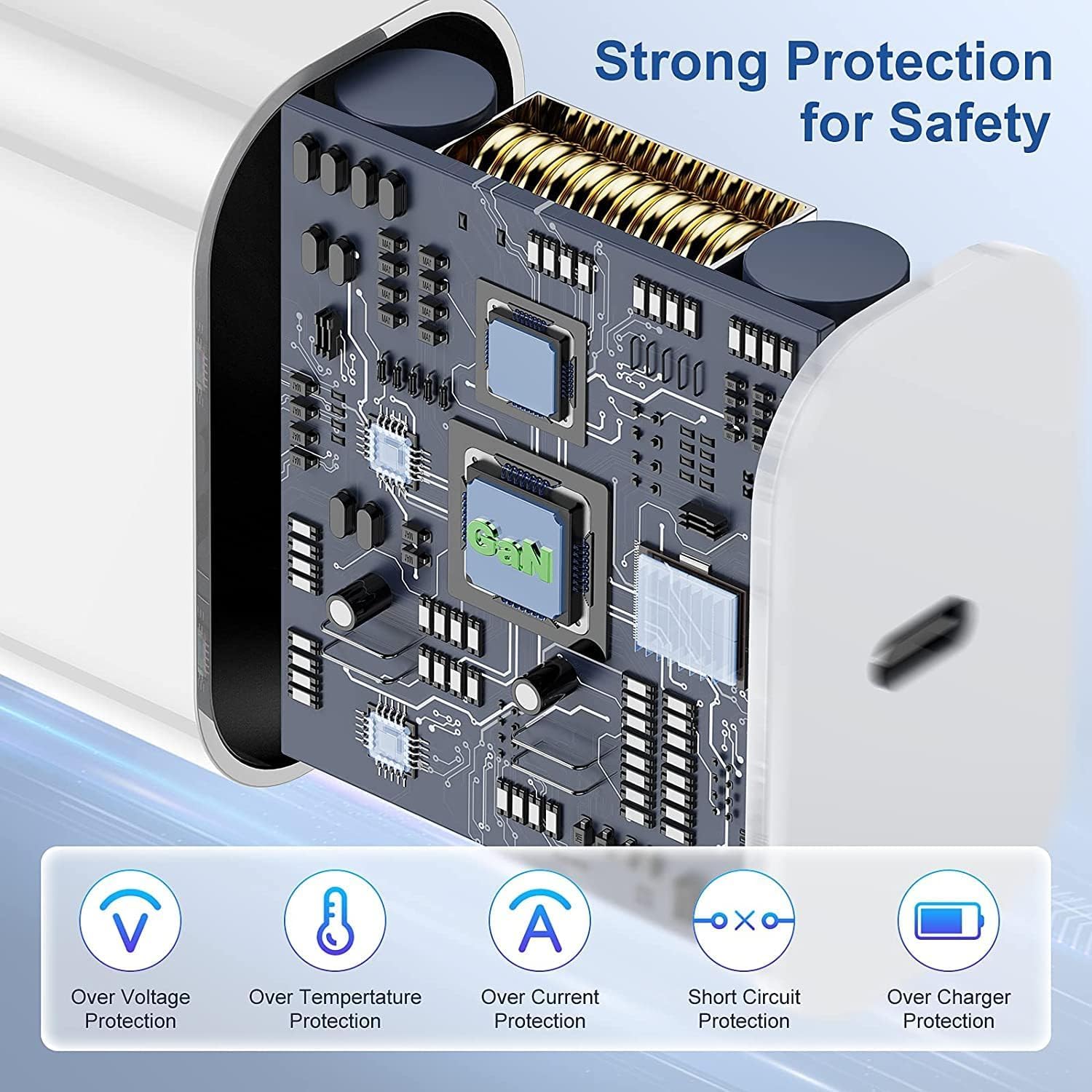 COONCXEN charger kit with compact box and included cable
