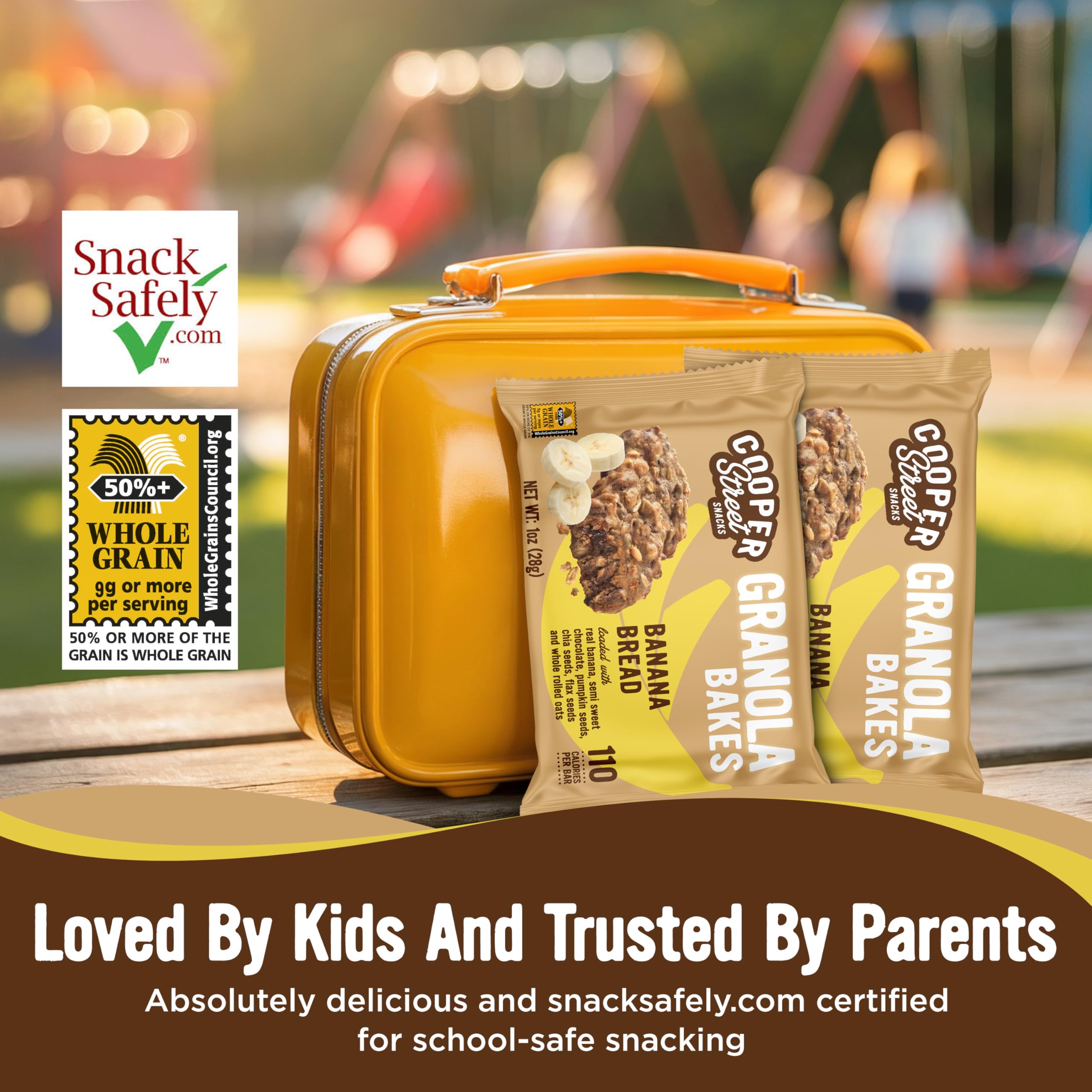 Cooper Street Granola Bakes individually wrapped, 110-calorie snack per bar