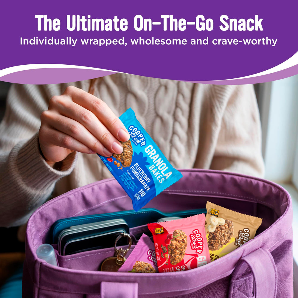 Each 110-calorie bar from Cooper Street Granola Bakes is a light snack