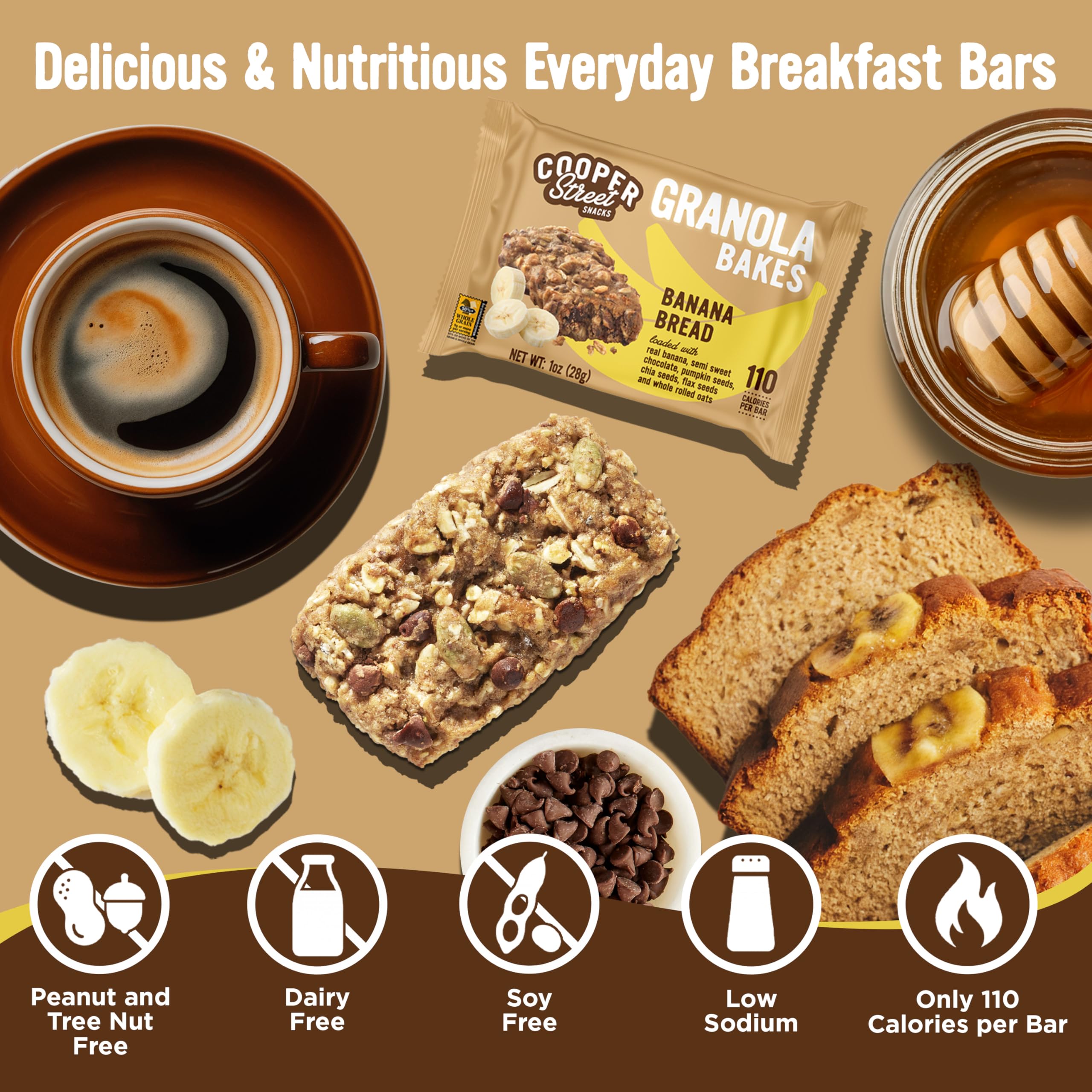 Cooper Street Granola Bakes dairy-free and nut-free, classroom safe snack