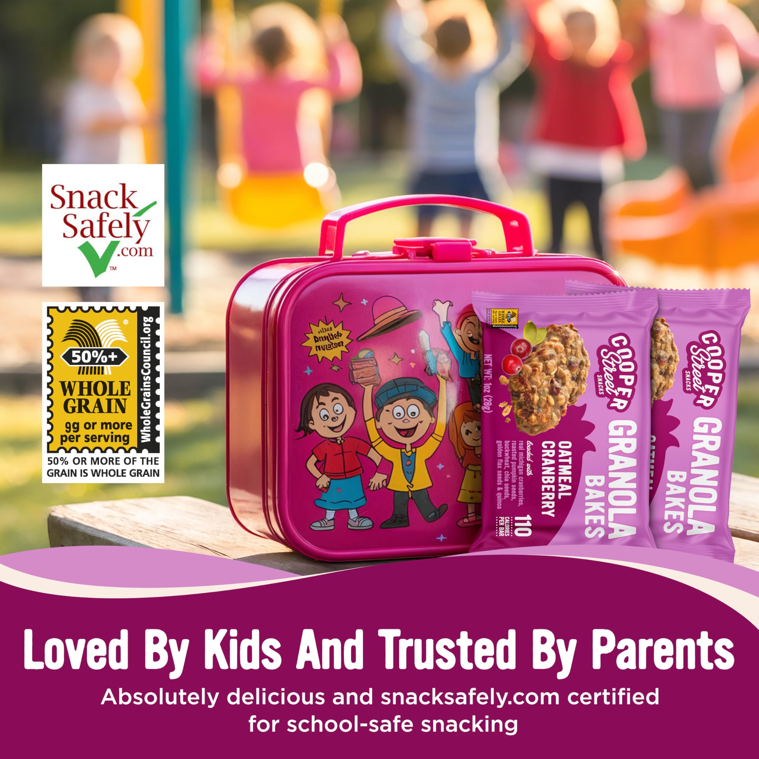 Cooper Street Granola Bakes low-sodium option supports mindful snack choices.