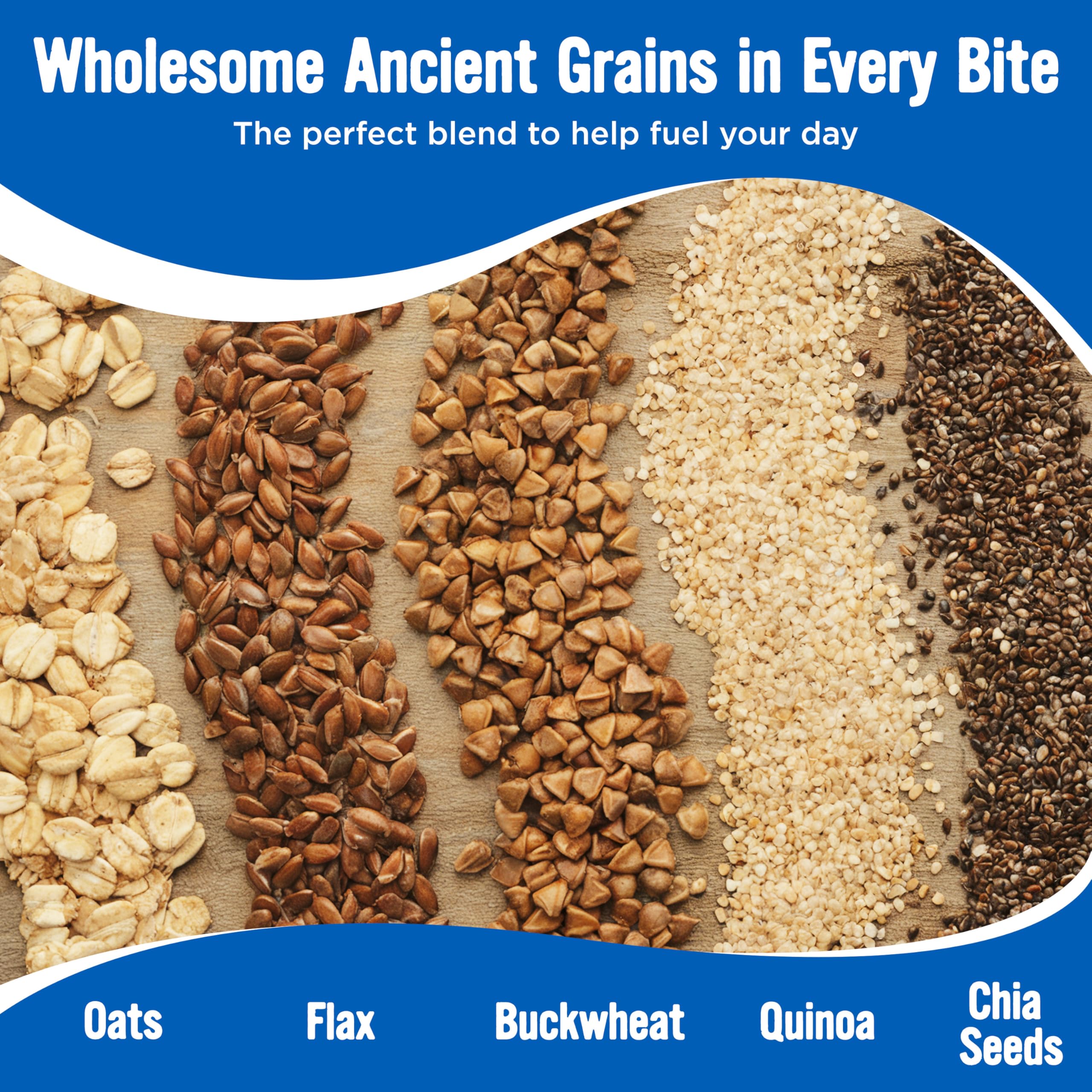 Individually wrapped bars ideal for lunchboxes and on-the-go snacking