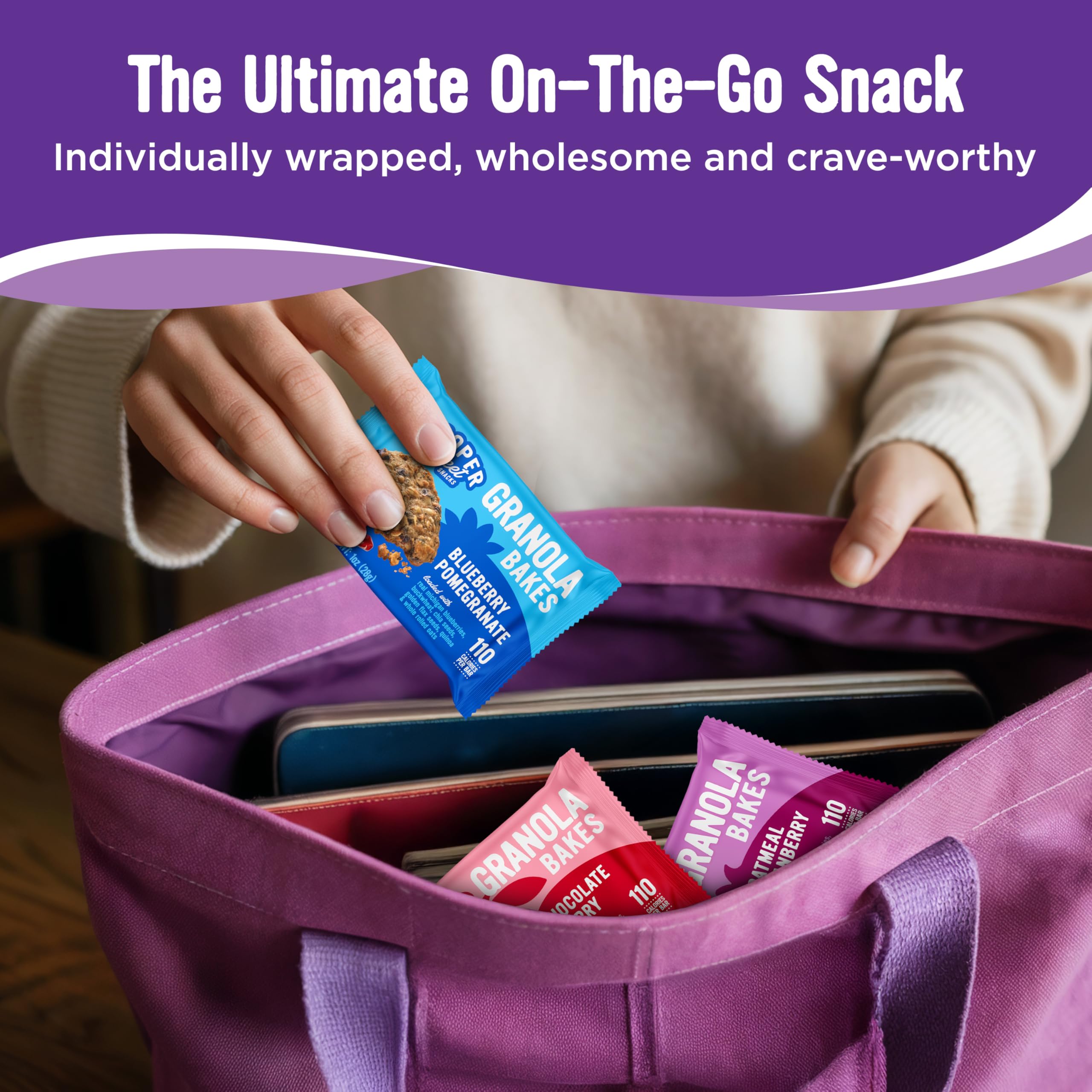 Cooper Street Granola Bakes grab-and-go snack for busy days.