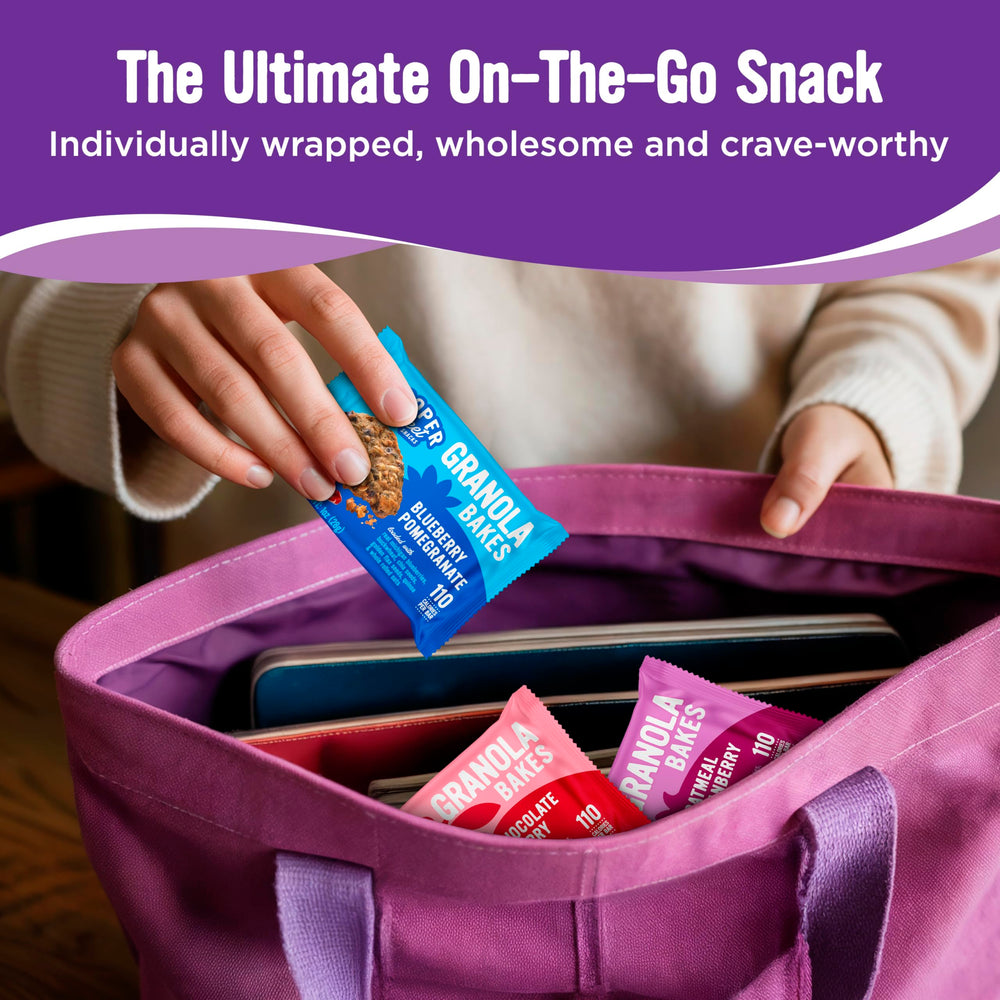 Cooper Street Granola Bakes grab-and-go snack for busy days.