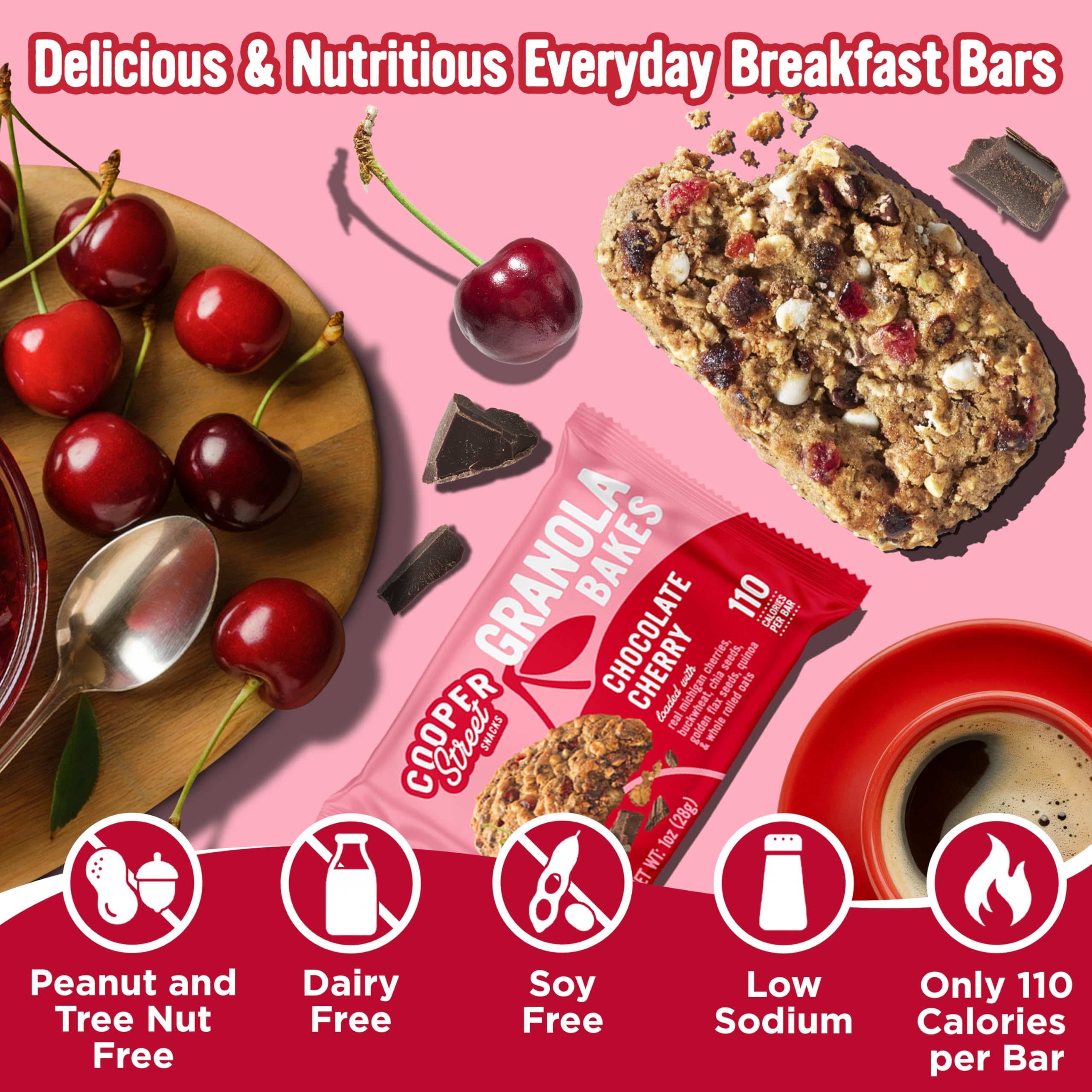 Cooper Street Granola Bakes nut-free and dairy-free for classroom safe snacking